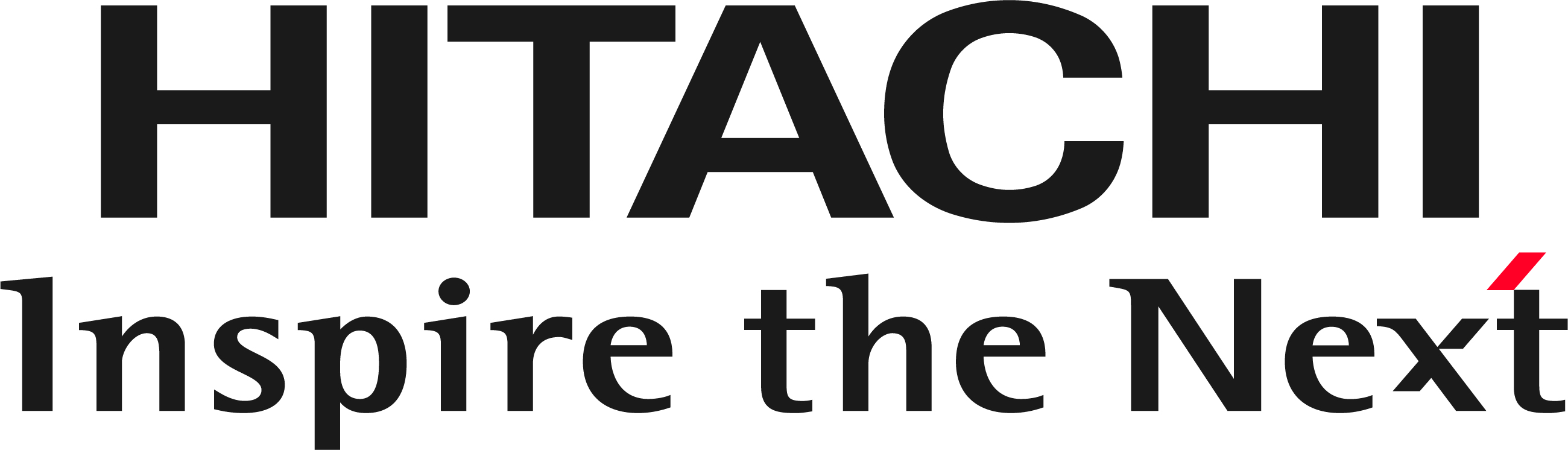 Hitachi logo: Inspire the Next