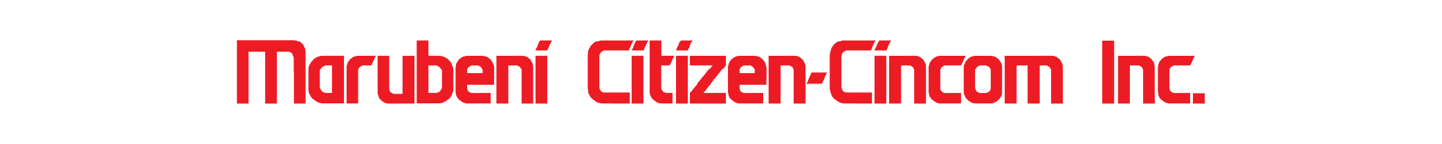 Marubeni Citizen-Cincom logo