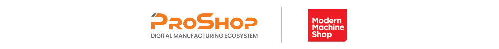 ProShop Digital Manufacturing System and Modern Machine Shop logos