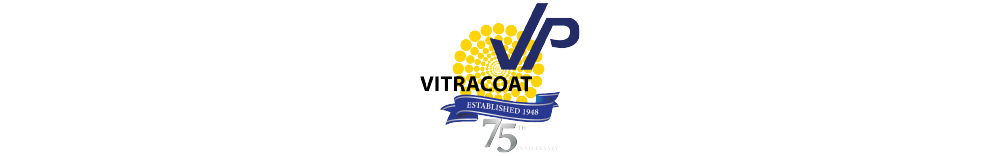 Vitracoat: Established 1948 (75th Anniversary) logo